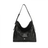 Flower handbag original design tote bag niche soft bag